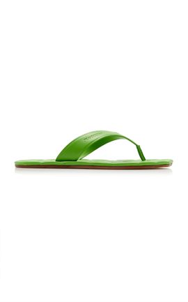 JW Anderson JW Anderson Leaf Leather Slides