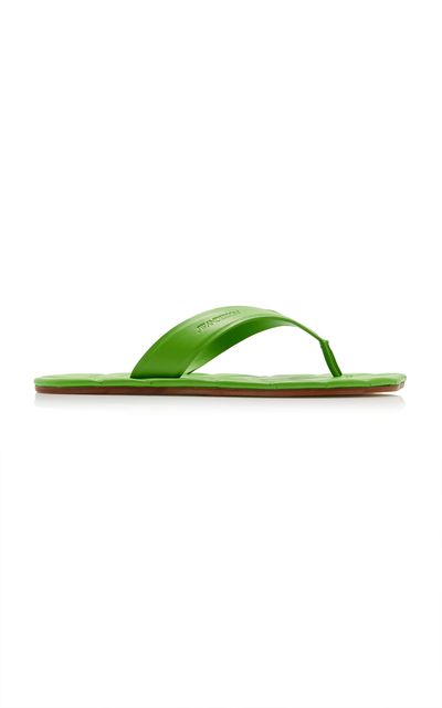 JW Anderson JW Anderson Leaf Leather Slides