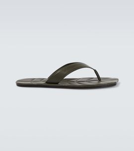 JW Anderson JW Anderson Leaf leather thong sandals