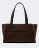 JW Anderson JW Anderson Loafer Cabas suede tote bag - 1