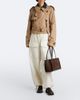 JW Anderson JW Anderson Loafer Cabas suede tote bag - 5