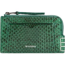 JW Anderson JW Anderson Loafer Genuine Snakeskin Wallet