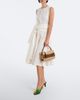 JW Anderson JW Anderson Loafer Small suede-trimmed raffia top-handle bag - 5