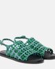 JW Anderson JW Anderson Net fishnet sandals - 1
