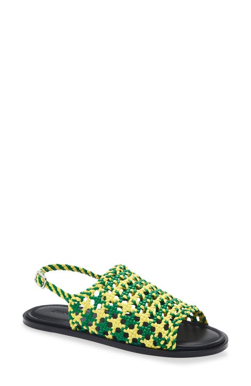 JW Anderson JW Anderson Net Slingback Fisherman Sandal