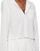JW Anderson JW Anderson Off-White Cropped Hooded Shirt - 2