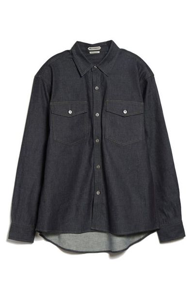 JW Anderson JW Anderson Oversize Denim Button-Up Shirt