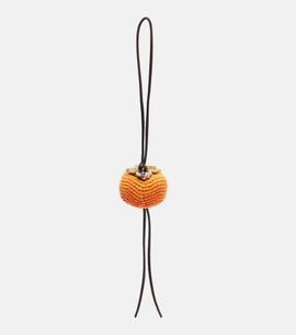JW Anderson JW Anderson Persimmon crochet bag charm