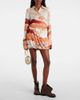 JW Anderson JW Anderson Printed draped miniskirt - 2