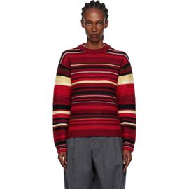 JW Anderson JW Anderson Red Multi Stripe Sweater