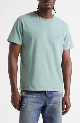 JW Anderson JW Anderson Ribbon Anchor Embroidered Logo T-Shirt