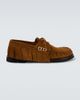 JW Anderson JW Anderson Ruffled suede boat shoes - 1