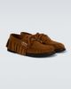 JW Anderson JW Anderson Ruffled suede boat shoes - 5