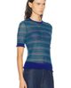 JW Anderson JW Anderson Short Sleeve Sheer Fairisle Top - 2