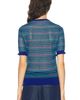 JW Anderson JW Anderson Short Sleeve Sheer Fairisle Top - 3