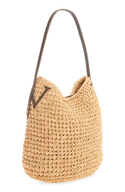 JW Anderson JW Anderson Small Raffia Bulb Hobo Bag