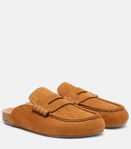 JW Anderson JW Anderson Stitch suede mules