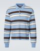 JW Anderson JW Anderson Striped cotton and wool-blend polo shirt - 1