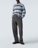 JW Anderson JW Anderson Striped cotton and wool-blend polo shirt - 2