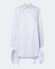 JW Anderson JW Anderson Striped cotton twill shirt dress - 1