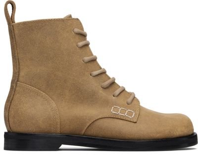 JW Anderson JW Anderson Tan Loafer Boots