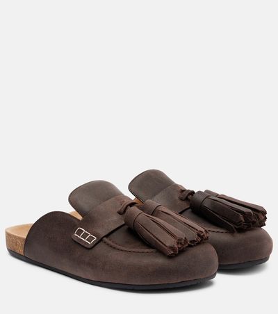 JW Anderson JW Anderson Tassel suede mules
