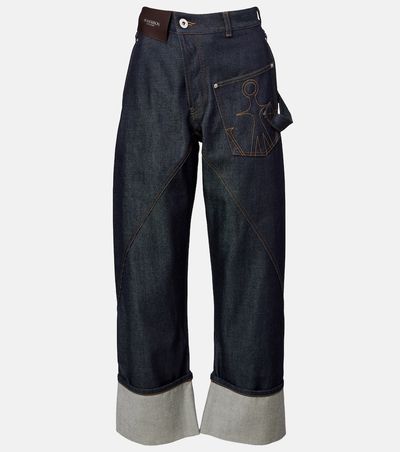 JW Anderson JW Anderson Twisted embroidered straight jeans