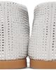 JW Anderson JW Anderson White Crystal Ballerina Flats - 2