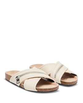 Jw Anderson Jw Anderson Women's Biker Zip Slide Sandals