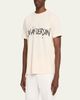 JW Anderson Men's Splatter Logo Graphic Cotton T-Shirt - 4