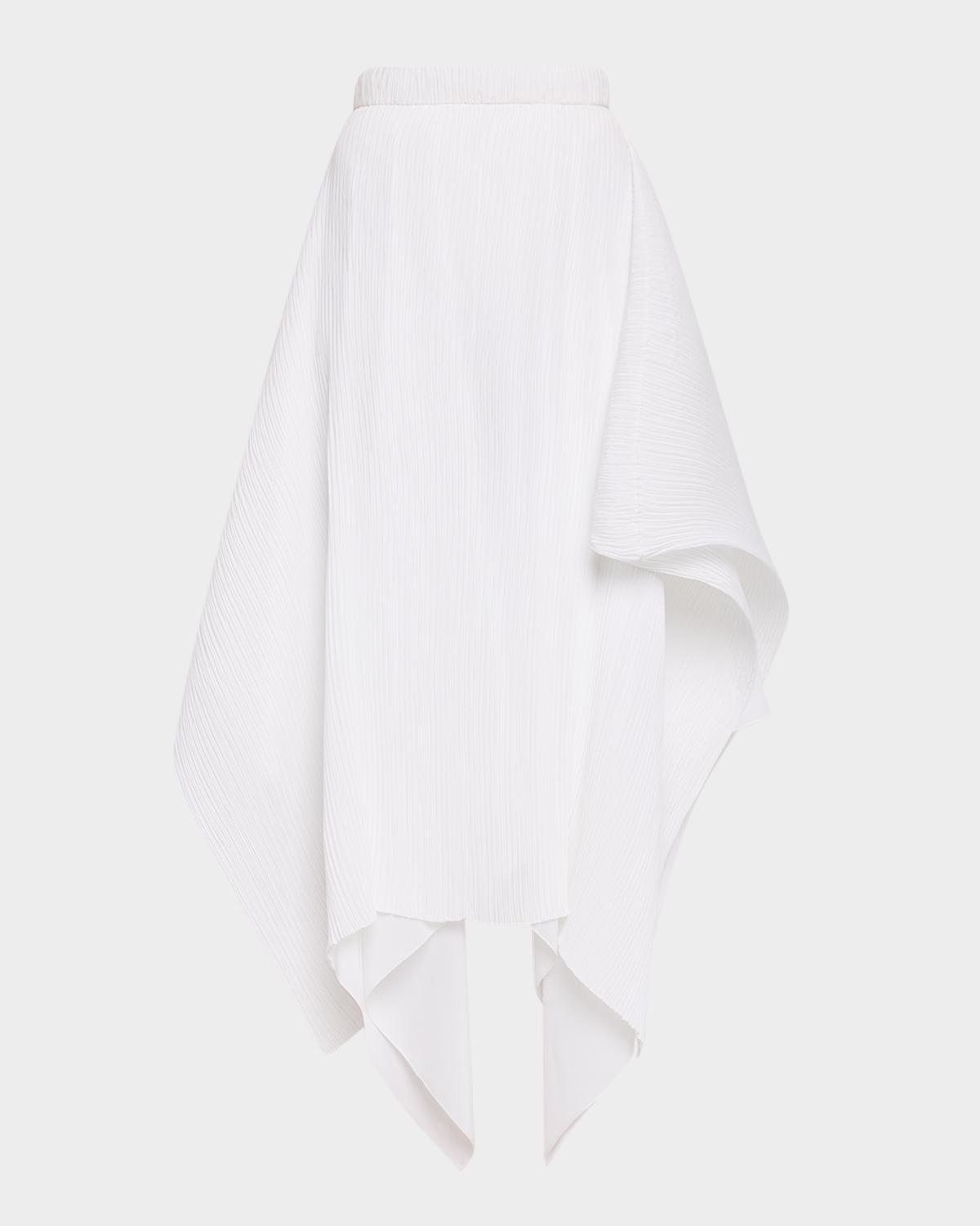 JW Anderson Pleated Handkerchief Midi Skirt
