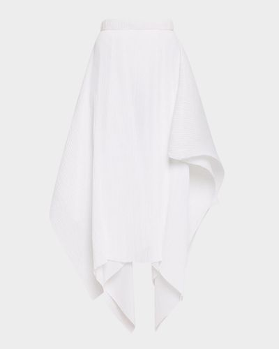 JW Anderson Pleated Handkerchief Midi Skirt
