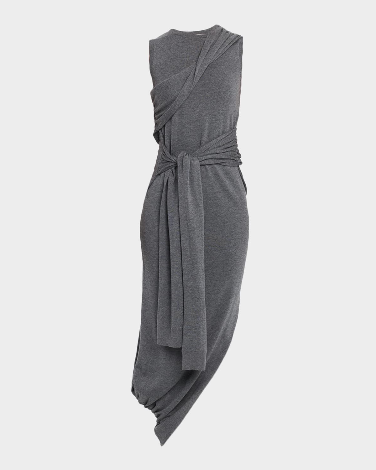 jw anderson asymmetric dress JW ANDERSON Asymmetric stretch-jersey dress
