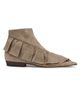 JW Anderson Women's 25MM Ruffled Suede Ankle Boots - 8