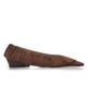 JW Anderson Women's 25MM Ruffled Suede Ballerina Flats - 1