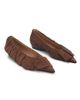 JW Anderson Women's 25MM Ruffled Suede Ballerina Flats - 2