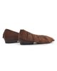 JW Anderson Women's 25MM Ruffled Suede Ballerina Flats - 3