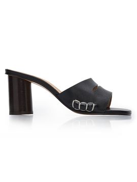 JW Anderson Women's 70MM Loafer Leather Mules