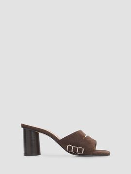 JW Anderson Women's 75MM Suede Cylindrical-Heel Sandals