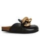 JW Anderson Women's Chain Leather Loafer Mules - 1