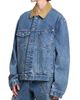 JW Anderson Women's Corduroy-Collar Denim Jacket - 4