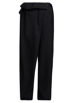 JW Anderson Women's Foldover Buckle Wool Trousers