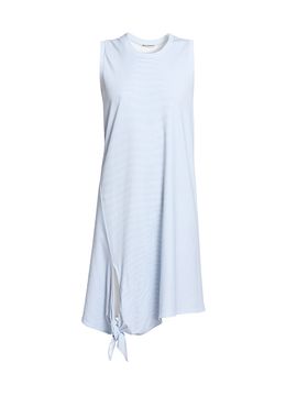 JW Anderson Women's Knotted-Hem Cotton Minidress