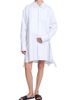 JW Anderson Women's Knotted-Hem Striped-Cotton Shirtdress - 3