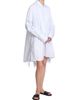 JW Anderson Women's Knotted-Hem Striped-Cotton Shirtdress - 4