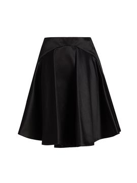JW Anderson Women's Tipped Hem Cotton-Silk Midi-Skirt