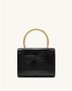 JW PEI JW PEI Astrid Lili top handle bag in black and gold - 4