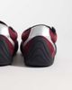 JW PEI JW PEI Caitlin faux suede lace-up ballet sneakers in burgundy & light gray-Red - 2