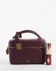 JW PEI JW PEI Cleo top handle cosmetic bag in deep claret-Red - 2