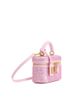 JW PEI JW PEI Cleo top handle vanity bag in pink crystal - 2